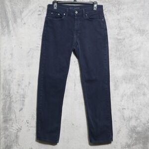 Mott & Bow Jeans Mens 29x30 Dark Blue Tapered Slim Merc Stretch Denim Pants